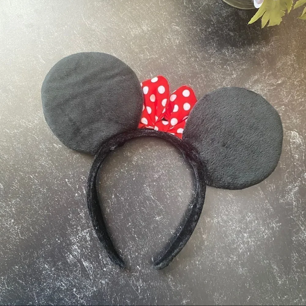 Minnie Mouse Bow Ears Headband OS
